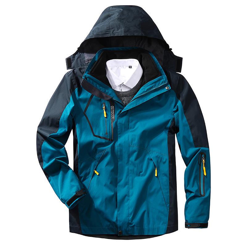 Jaqueta 3 em 1 à Prova de Vento e Água para Uso Outdoor para Homens e Mulheres - Perfeita para Esqui e Alpinismo