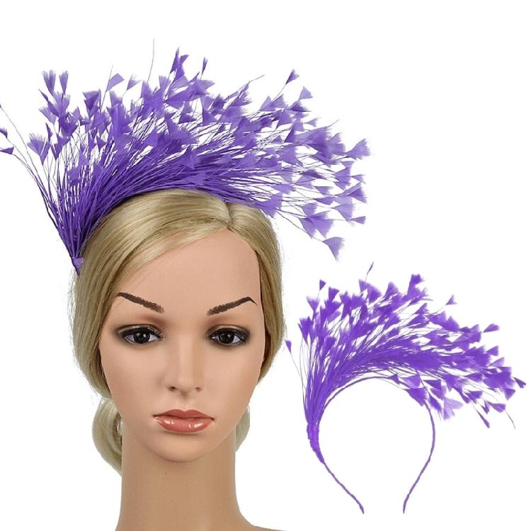 Practical Feather Hairband Hair Decors Headband For Halloween Costume Parties Stage Performances And Cosplay Event