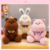 Cute Rabbit Pig Bear Plush Stuffed Doll Pillow For Birthday Gift
