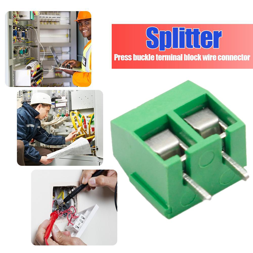 10Pcs PCB Mount Screw Terminal Block Connector Straight Pin 2P 3P KF301 PCB Screw Terminal Block Wire Connector for Arduino