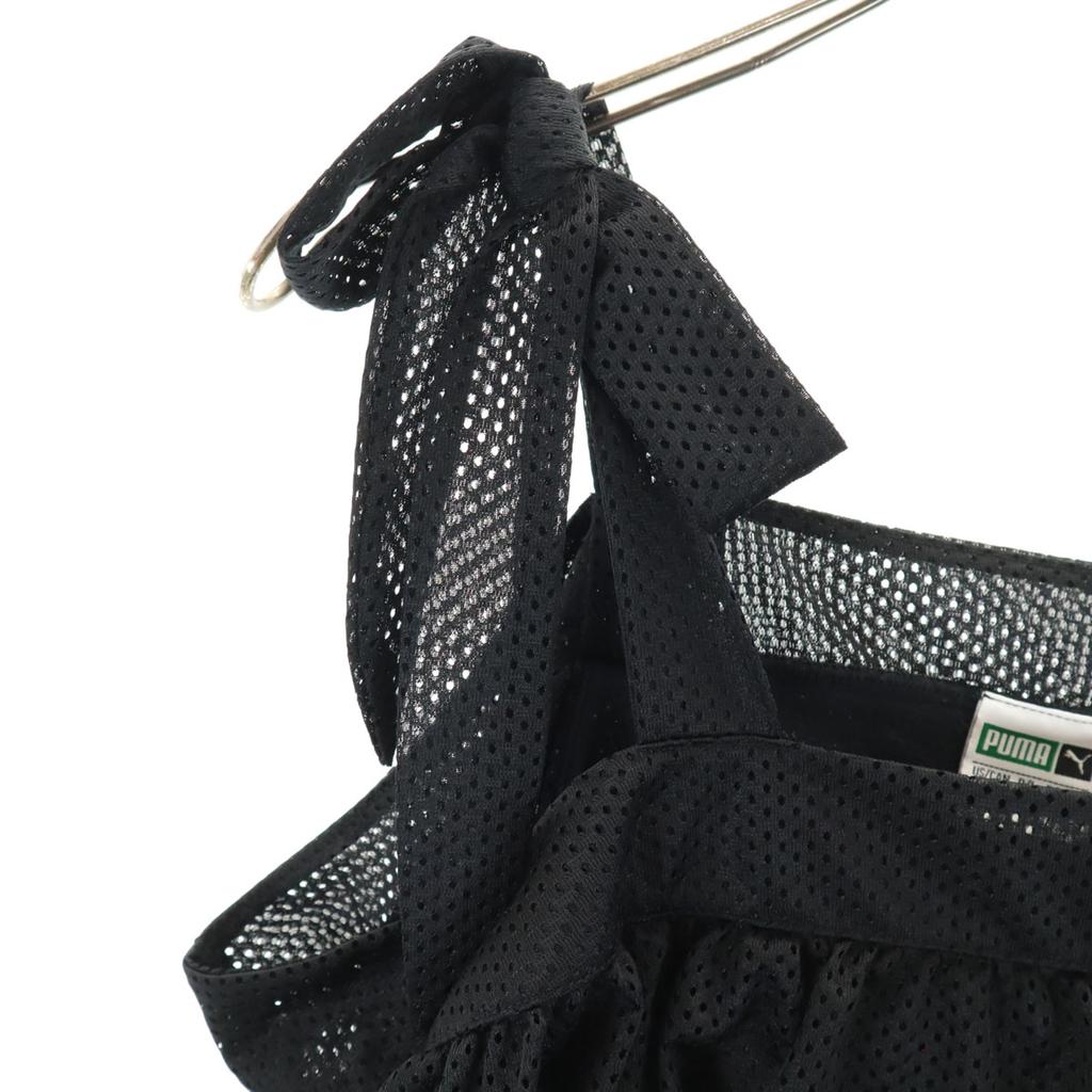 Puma Bluzka camisole z siateczki z odkrytymi ramionami S czarna Kobiety Używana