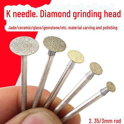 K-Typ Diamant-Sandschleifkopf zum Schnitzen und Schneiden von Jade, Walnuss und Glas