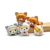 5PCS/set Cute Cat Action Figure Toy Cartoon Anime Kuma Bear Cosplay Cat Doll Collectible Model Toys Mini DIY Best Gift