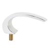 Wall Mount Waterfall Tub Spout Stainless Steel G1 2 Male Thread Bathtub Filler Faucet Spout for Bathroom Swimming Pool