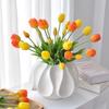 5 Stück/1 Stück Premium-Latex-Tulpen, künstliche Blumen, 41 cm, realistische Haptik, Handstrauß, täuschend echt, ideal für Hochzeits- und Heimdekoration