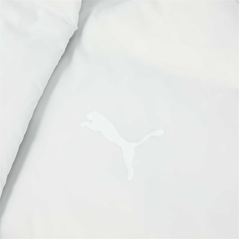 Puma Long Down Warm Solid Color Stand Collar Comfortable Long Sleeve Down Jacket Women Jacket Silver 631638-42