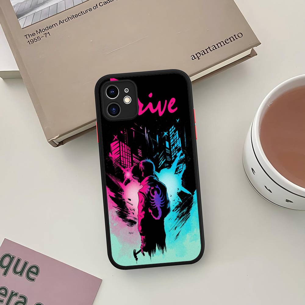 Drive Ryan Gosling Movie For Silicone Matte Phone Case For IPhone 16 Pro Max 15 14 13 12 11 X XS MAX