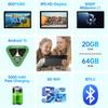 Android 15 Tablet, 10 Inch Tablet, 20GB RAM+64GB ROM (TF 1TB), 5000mAh, 1280 * 800 HD, WiFi 6, Bluetooth 5.4, Dual Cameras, Dual Speakers, Black