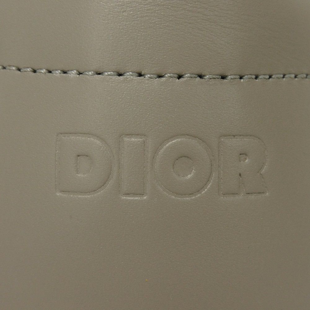 Used 10656 Snow Slippers 3SA089ZHN_H161 7897 39 Logo Calfskin Rubber 9.4" Oblique Quilted Nylon Excellent Condition