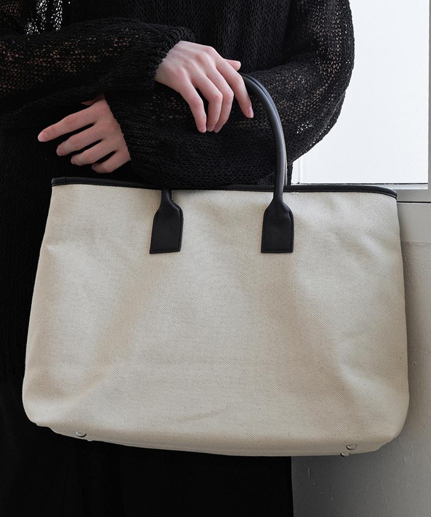 Adaul Easy Canvas Tote Bag - Black