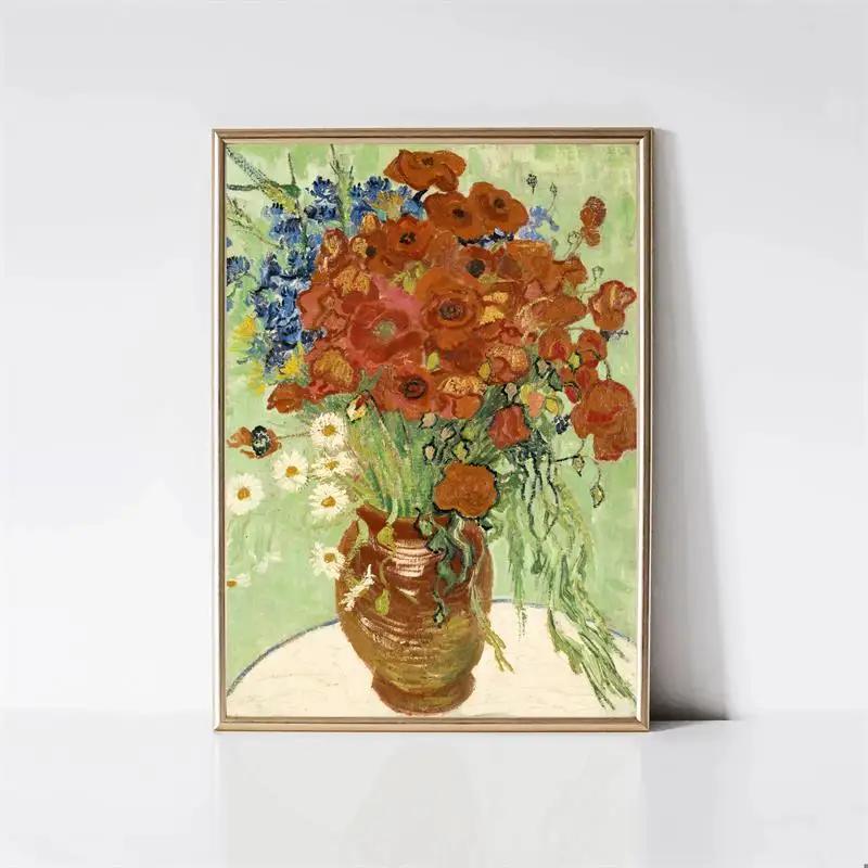 Vincent Van Gogh Select Print Poster Impressionist French Landscape Flower Starry Night Canvas Painting Wall Art Room Home