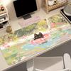 Cartoon Cat Mouse Pad NonSlip Thickened Gaming Desk Mat Laptop Keyboard Tray Office Student Writing Cushion Large