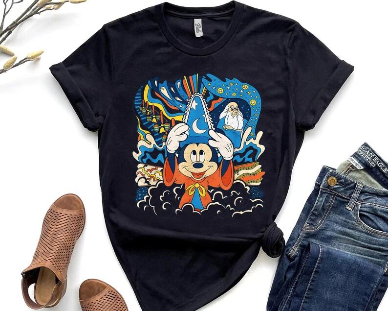 Disney Fantasia Sorcerer Mickey Stay Magical Shirt, Fantasmic Disney s Hollywood Studios Unisex T-shirt Birthday Gift Adult Kid Toddler Tee 160