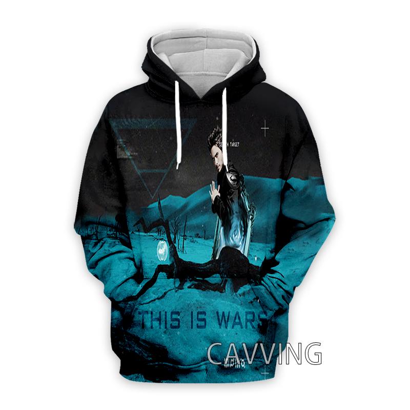 New Fashion Women/Men's 3D Print 30 Seconds to Mars Hoodies Hooded Sweatshirts Harajuku Hoodie Sweatshirts Tops Clothing H02