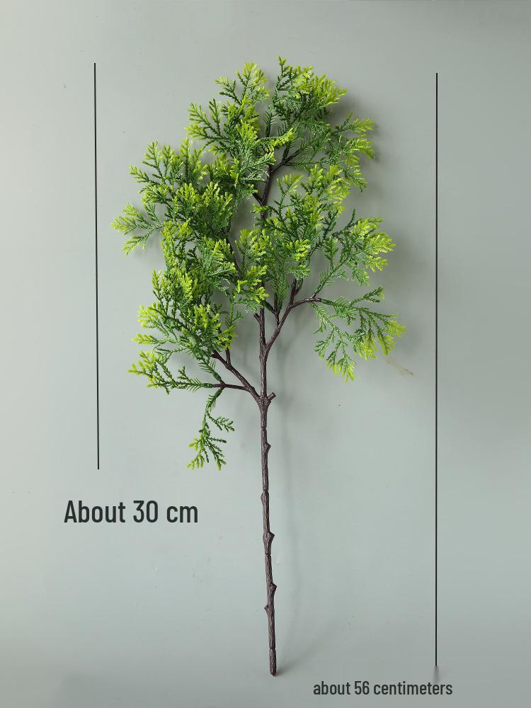 Ramură Artificială de Pin cu Frunze de Arțar și Accente de Chiparos