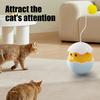Eggshell Cat Tumbler Interactive Cat Tumbler Toy Gum Relief Teether Reduces Boredom Battery-powered Kitten Toy