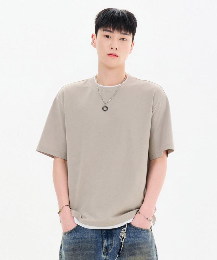 CHASECULT Men'S Layered Short Sleeve T-Shirt-Fbrk5815D0X