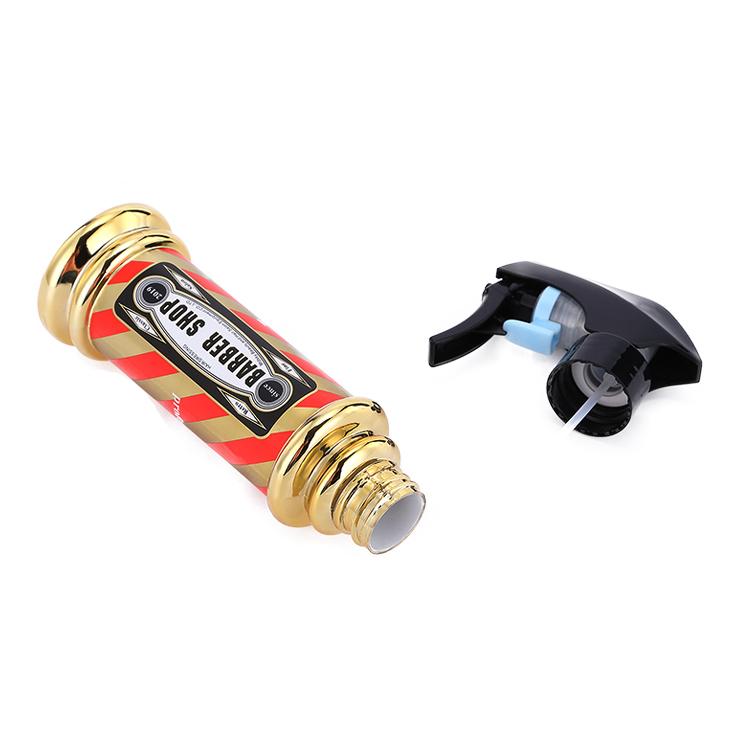 4 Colors Retro Barbershop Spray Bottles Mist Watreing Can Portable Refillable Bottles Salon Accessories Hairdresser Tools