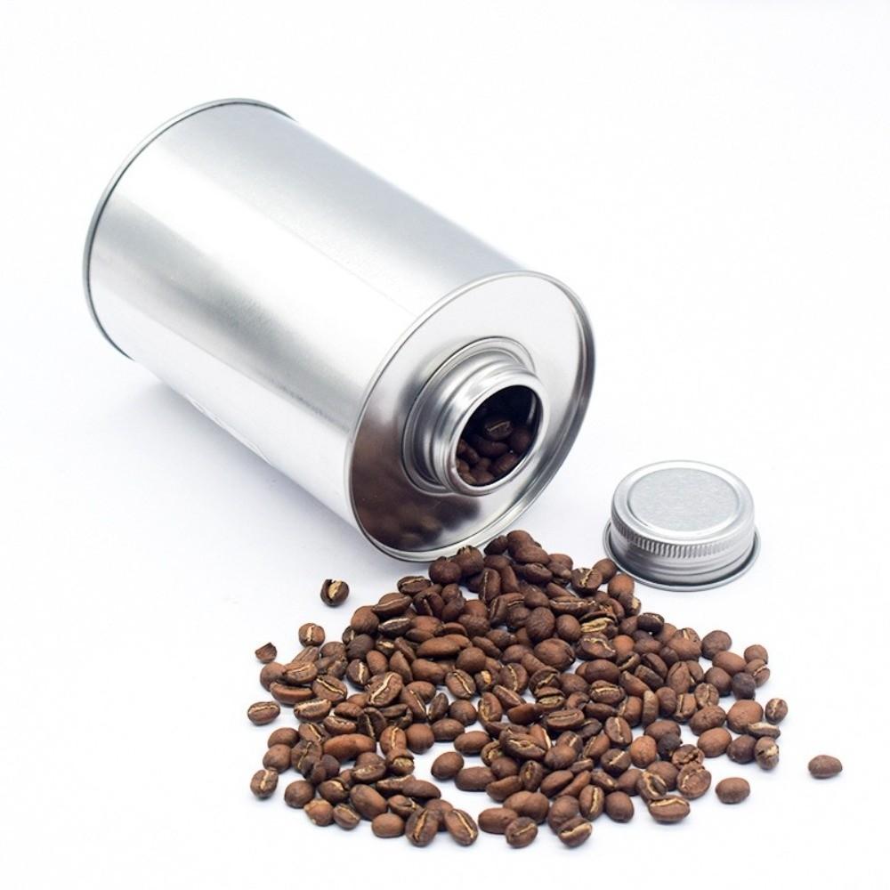 Blech Kaffeebohnen Aufbewahrungsdose Versiegelter Teekannenbehälter Tragbares Metallglas Hausverpackungsbox