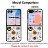 Halloween Ghost Pumpkin Case For Samsung Galaxy Z Flip 8 7 FE 6 5 4 Z Flip8 Flip7 Flip6 Flip5 Hybrid Leather Skin Hard PC Bumper Cover
