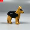 Non-Toxic Moc Bricks Police Dog Animal Shepherd Dalmatian Poodle City Model Building Blocks Educational Toys Children'S Gifts