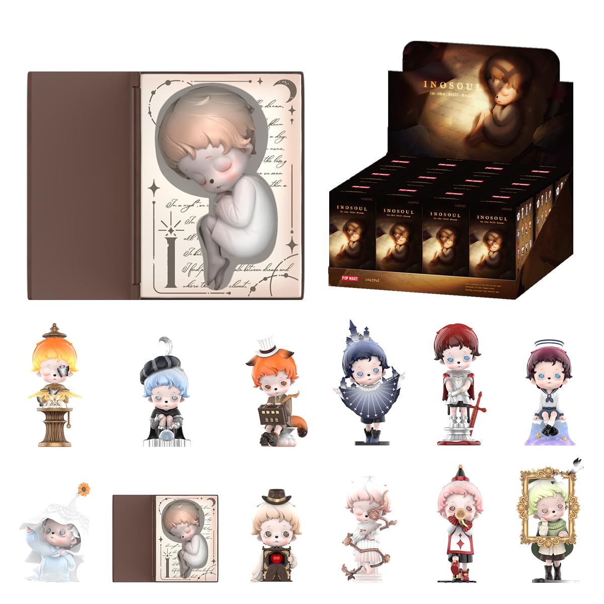 

POP MART inosoul Серия In the Still Room Коробка Pop Mart Gachapon Blind Box Пластик Премиум ПВХ Мягкий Оригинальные Подарки на День Рождения [В Ассортименте 12] Фигурки,