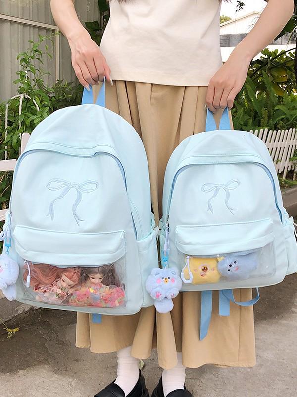 2025 Summer Japanese-Style Ita Bag for Girls - Large Capacity Backpack for Grades 4-12, with Laptop Compartment
