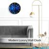 Glass Wall Clock Unique Style Beautiful And Durable Silent Electronic Table Clock Digital Clock Desk