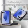 Samsung Galaxy Z Flip 7/6 Drop-Proof Foldable Leather Phone Case