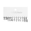 Silver Color Heart Dangle Earrings Set Vintage Butterfly Metal Geometric Drop Earring for Women 2023 Fashion Trendy Jewelry Gift