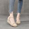 2025 Women's Summer Casual Roman Wedge Sandals - European & Korean Style