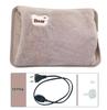Rechargeable Hot Water Bottle - Cute Electric Hand Warmer (EU Plug), Reusable Hot Compress Bag & Pocket Warmer