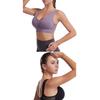 Women Plus Size Breathable Mesh Hollow Out Sports Bra For Yoga Running