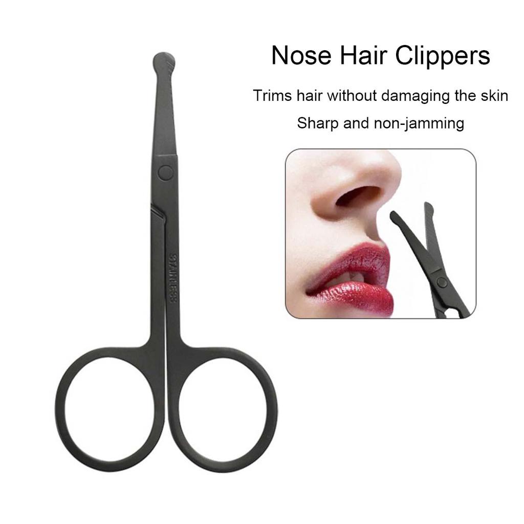 Stainless Steel Small Nail Tools Eyebrow Nose Hair Scissors Cut Manicure Facial Trimming Tweezer Makeup Beauty Tool