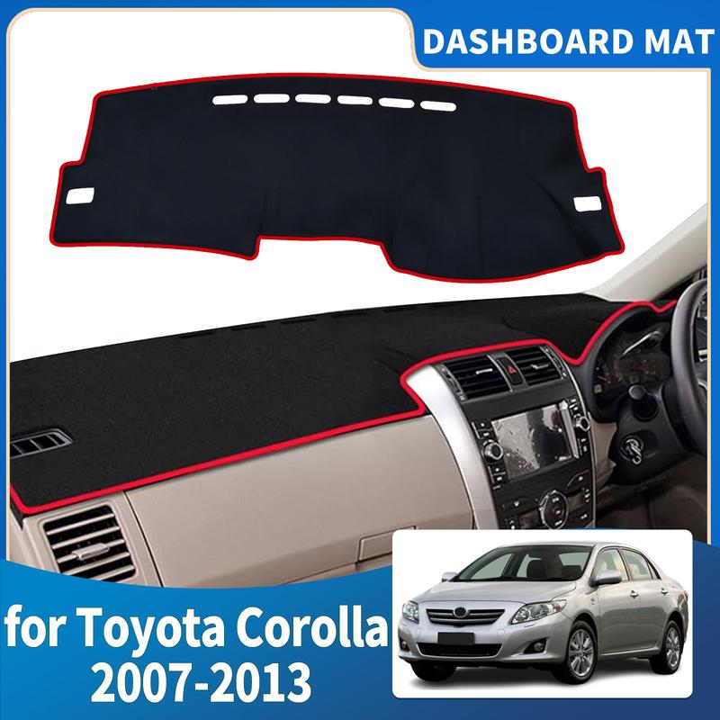 Passend für Toyota Corolla 2007 2008 2009 2010-2013 Auto Armaturenbrettabdeckung Armaturenbrett Abdeckung Matte Schutzteppich Zubehör DashMat Sonnenschutz