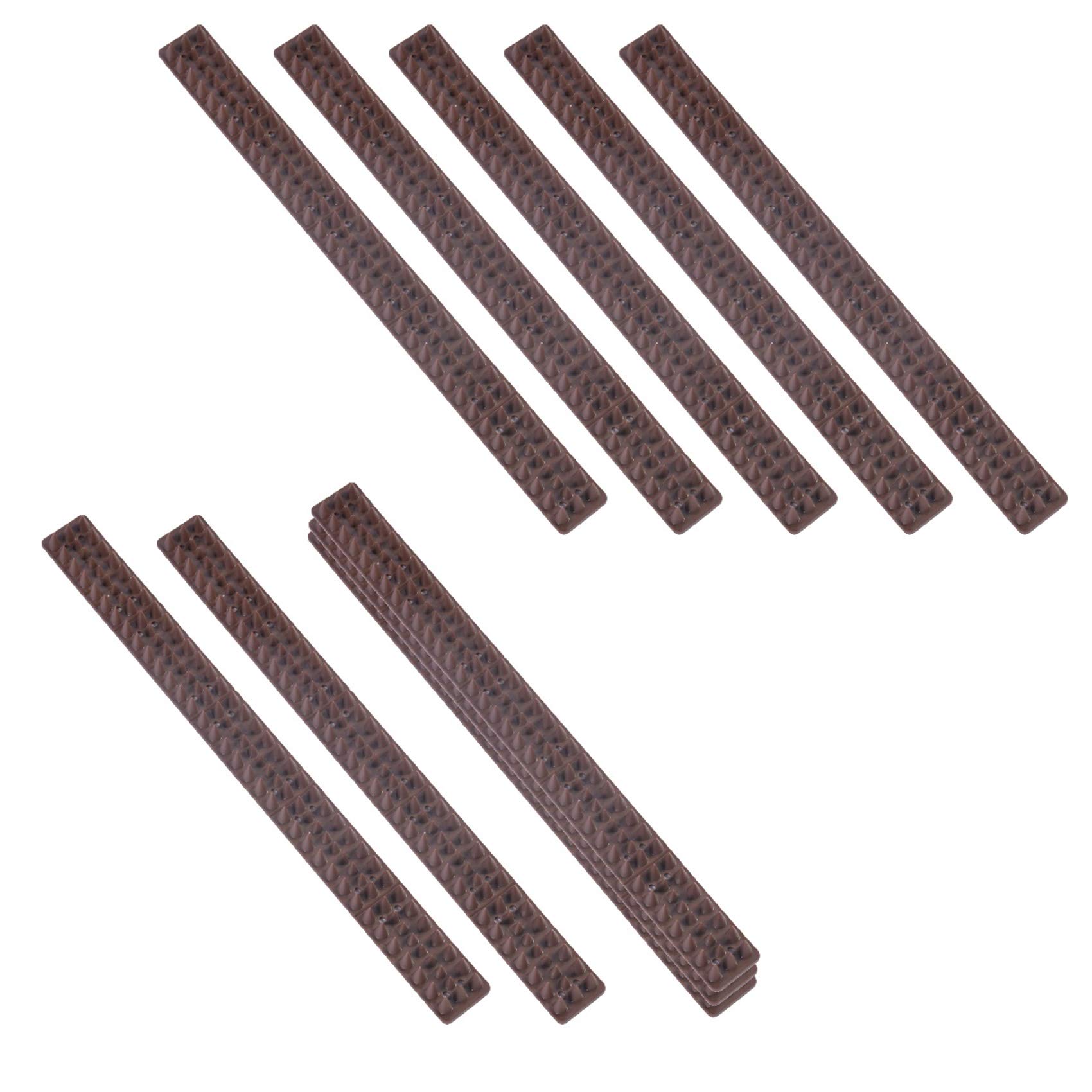 

sac taske Bird Repellent Thorn Mat, Bird and Pest Control, Bird Repellent for Balconies, Cats, Pigeons, Roofs, and Crows (Pack of 20)