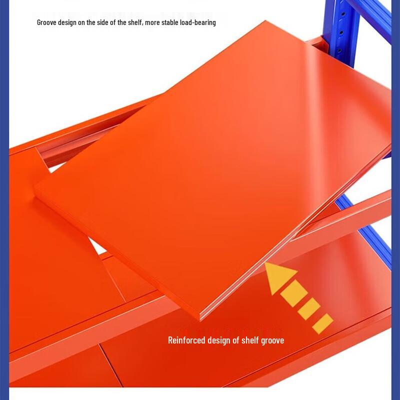 WEZHO Heavy-Duty 4-Layer Warehouse Storage Shelf