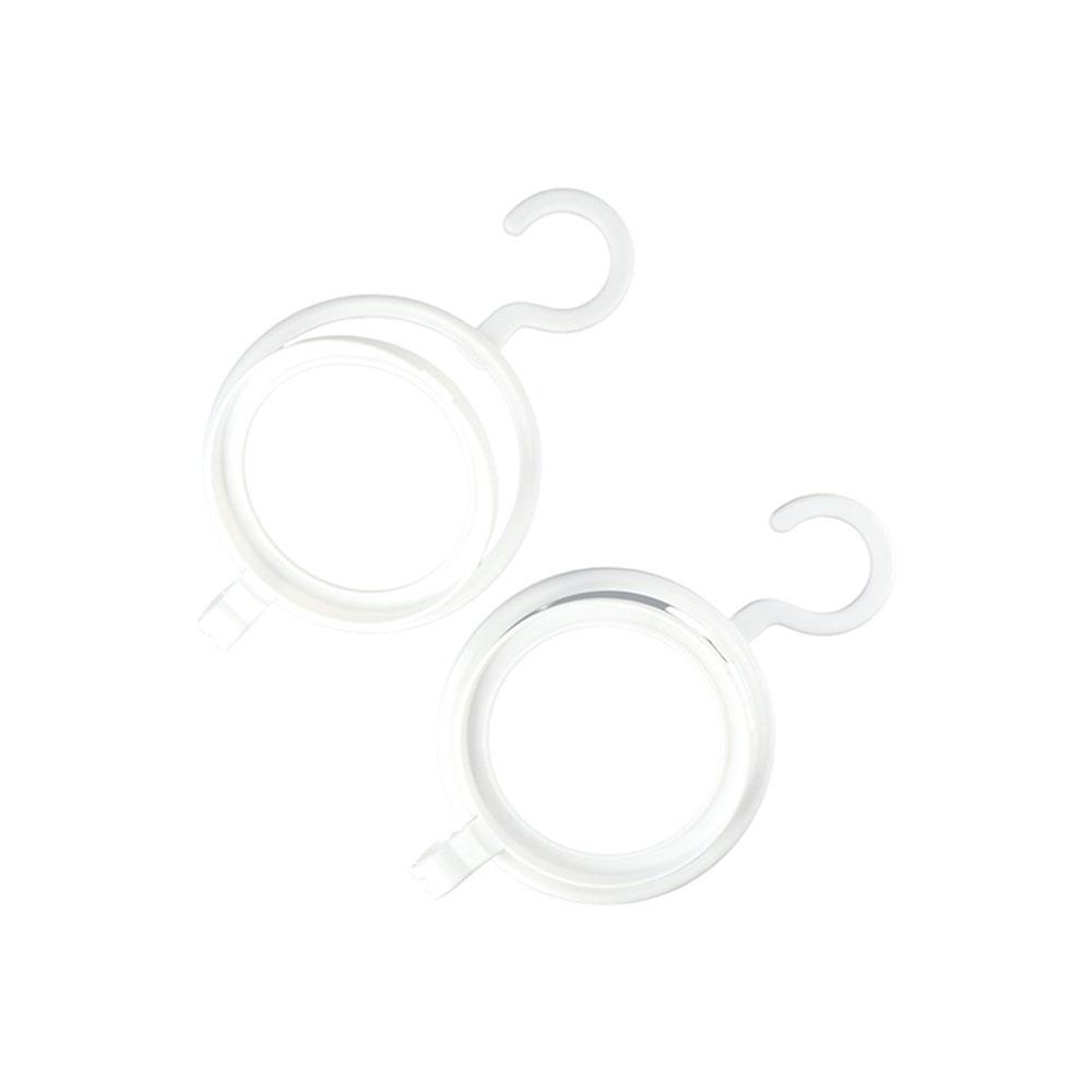 White Hanging Wig Stand Portable Wigs Drying Stand Wig Hanger Stand for Multiple Wigs