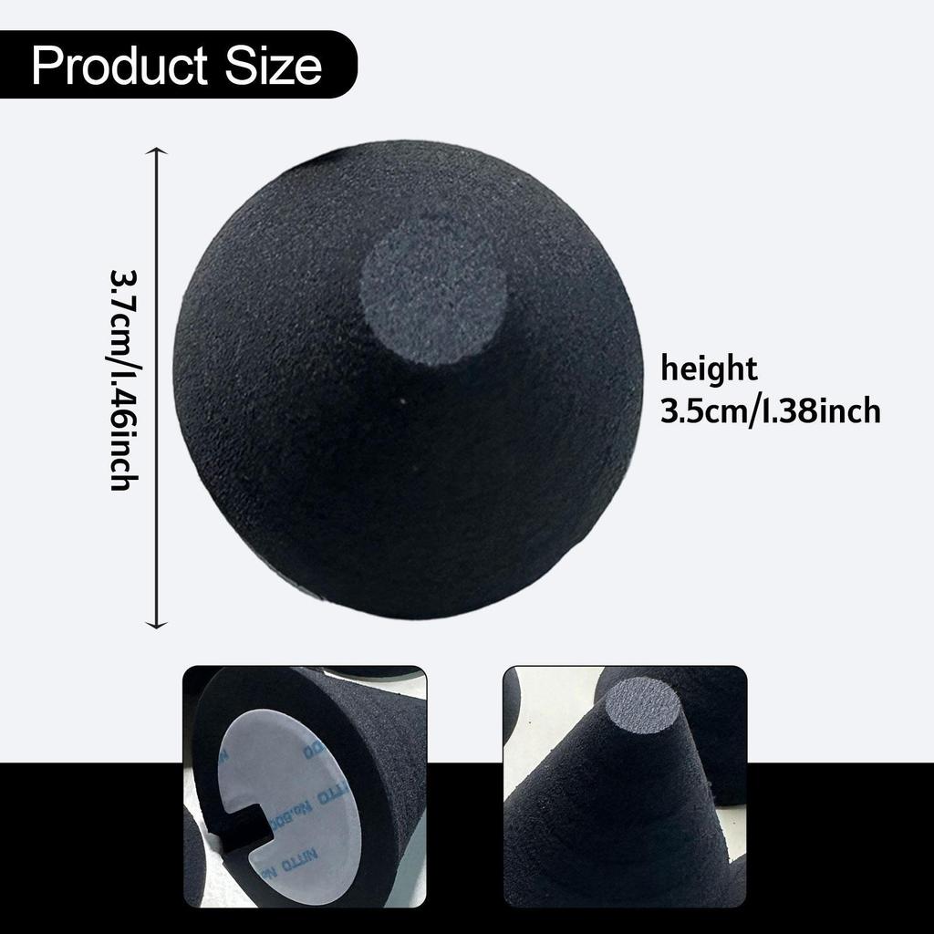 Electronic Drum Foam Cone Pad Piezo Trigger Improves Sound Protection Stability Portable