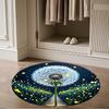 1pc home carpet dandelion design non slip office decor gift living room bedroom