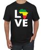 LOVE Africa Black History Month Men Graphic T- Shirt