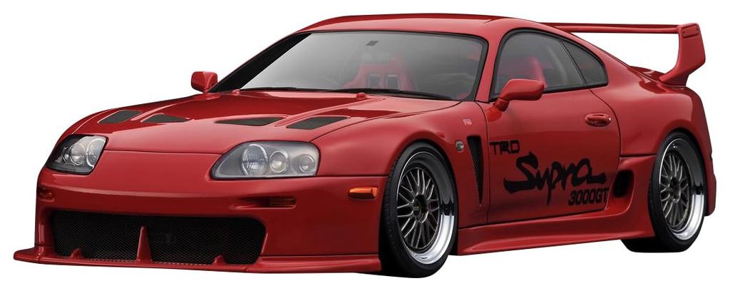 TK.Company Ignition Model 1/18 Scale Toyota Supra (A80) TRD 3000GT Red Finished Product IG3602