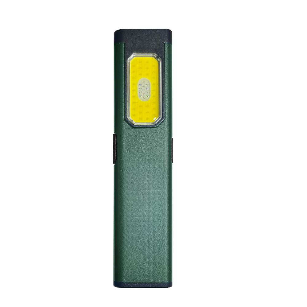 Portable LED Flashlight COB Floodlight and High Beam Aluminum Alloy Pen Clip Work Light Built In Battery with Tail Magnet