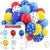 Neues Jahr Matt Glitzer Metallisch Latex Ballon Set für Dekorative Foto Atmosphäre