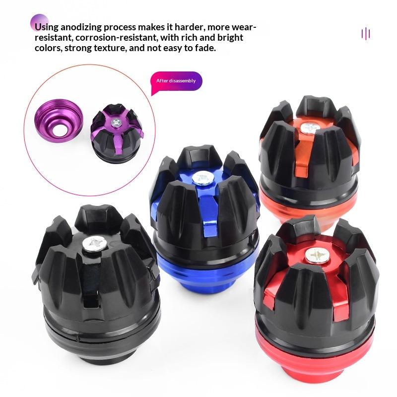 Universal Aluminum Alloy Front Suspension Protection Cup Frame Slider Falling Protector Modified For Motorbike Anti-Fall Bumpers