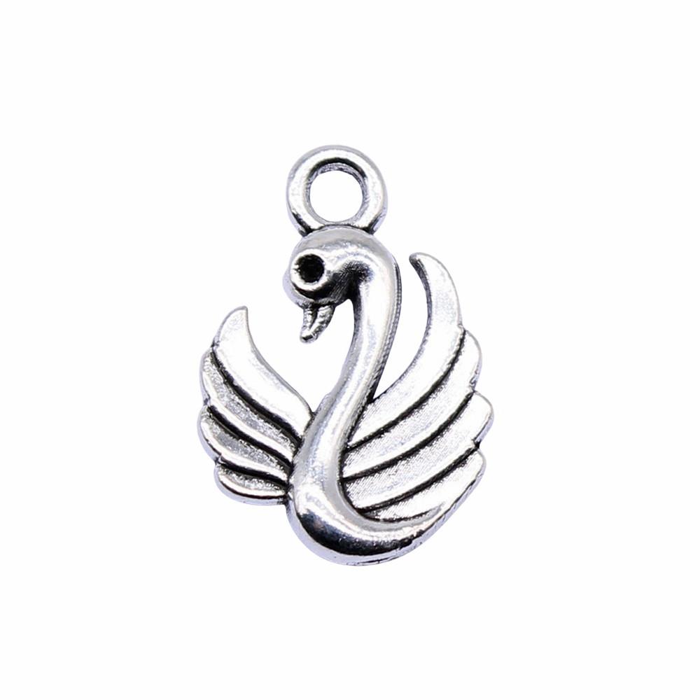 Charms Chicken Duck Goose Pendants Vintage Jewelry Supplies QC027