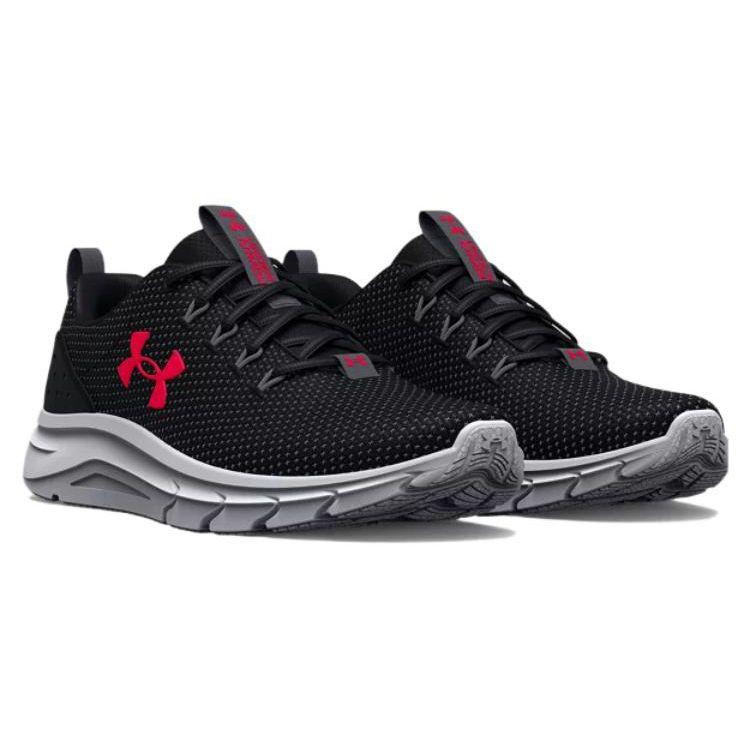 Under Armour Phade RN 2 Black Red Men Sneakers Pitch-Grey 3024880-003