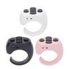 Remote Control Scrolling Ring Wireless Page Turner Remote Control Camera Shutter with Charging Case