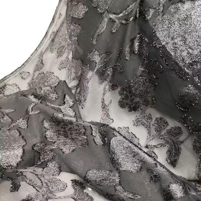 100cm*150cm Chiffon Bright Silk Flocking Fabric Crepe Printing 75D Chiffon Crepe Polyester Fabric for DIY Clothing Dress Decor