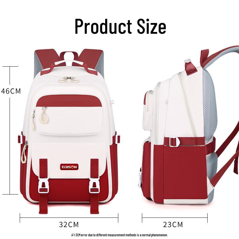 Edison K078 Ergonomic Large Capacity School Backpack
